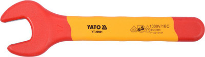 YATO YT-20961 Multi- Flat Insulated Single Sided 17 mm mm Single Sided Open End Wrench