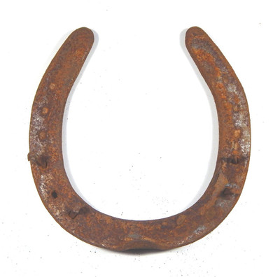 Urancia Black Horse Shoe Kale Ghode Ki Naal 10 Years Old Very Big Size with Nails Iron Yantra(Pack of 1)