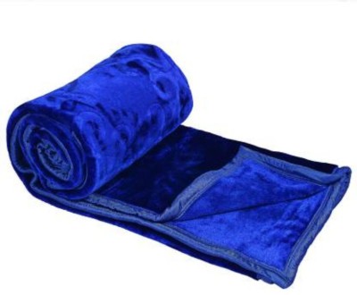 Elstone Home Floral Double AC Blanket for  AC Room(Polyester, Blue)