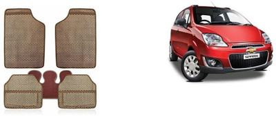Autofetch Rubber Standard Mat For  Chevrolet Spark(Beige)