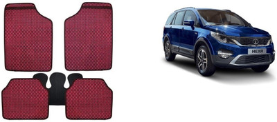 Autofetch Rubber Standard Mat For  Tata Hexa(Red)