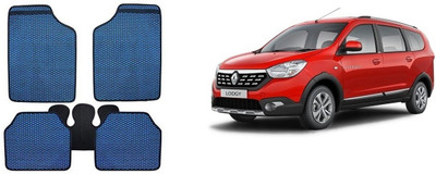 Autofetch Rubber Standard Mat For  Renault Lodgy(Blue)