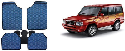 Autofetch Rubber Standard Mat For  Tata Sumo(Blue)