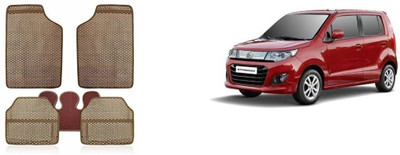 Autofetch Rubber Standard Mat For  Maruti Suzuki WagonR Stingray(Beige)