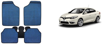 Autofetch Rubber Standard Mat For  Renault Fluence(Blue)