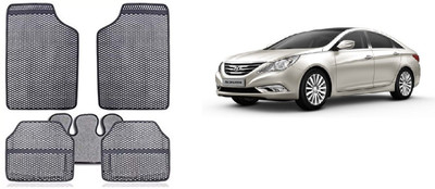 Autofetch Rubber Standard Mat For  Hyundai Sonata Embera(Grey)