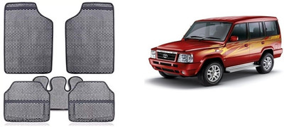 Autofetch Rubber Standard Mat For  Tata Sumo(Grey)