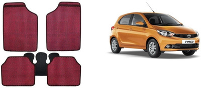 Autofetch Rubber Standard Mat For  Tata Tiago(Red)