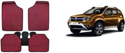 Autofetch Rubber Standard Mat For  Renault Duster(Red)