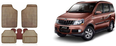 Autofetch Rubber Standard Mat For  Mahindra Xylo(Beige)