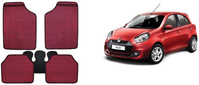 Autofetch Rubber Standard Mat For  Renault Pulse(Red)