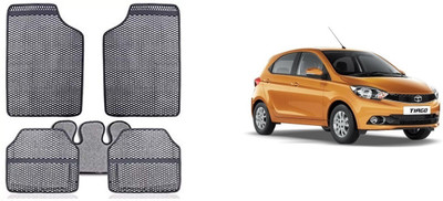 Autofetch Rubber Standard Mat For  Toyota Qualis(Grey)