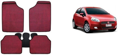 Autofetch Rubber Standard Mat For  Ford Ecosport(Red)