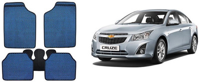 Autofetch Rubber Standard Mat For  Chevrolet Cruze(Blue)