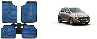 Autofetch Rubber Standard Mat For  Hyundai Santro(Blue)