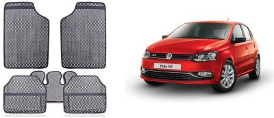 Autofetch Rubber Standard Mat For  Volkswagen Polo GT(Grey)