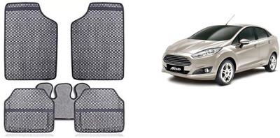 Autofetch Rubber Standard Mat For  Ford New Fiesta(Grey)