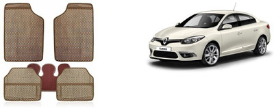 Autofetch Rubber Standard Mat For  Renault Fluence(Beige)