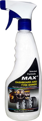 MAX Liquid Car Polish for Tyres, Dashboard, Leather(500 ml)