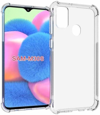 Elica Bumper Case for Samsung Galaxy M30s(Transparent, Grip Case, Silicon, Pack of: 1)