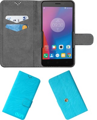 ACM Flip Cover for Lenovo K6(Blue, Cases with Holder, Pack of: 1)