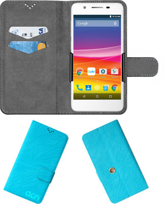ACM Flip Cover for Micromax Canvas Knight 2 E471(Blue, Cases with Holder, Pack of: 1)