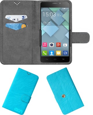 ACM Flip Cover for Alcatel Idol 2 S(Blue, Cases with Holder, Pack of: 1)