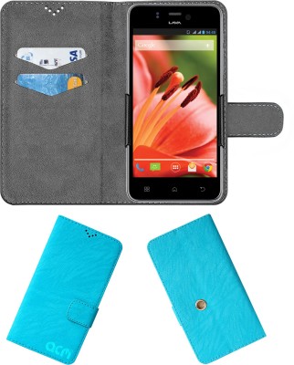 ACM Flip Cover for Lava Iris Pro(Blue, Cases with Holder, Pack of: 1)