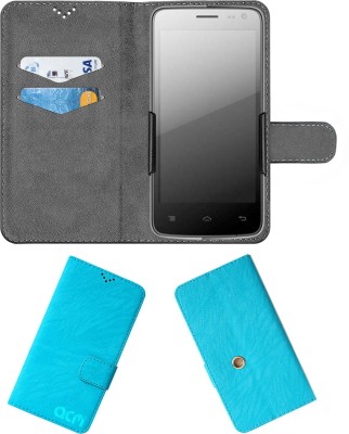 ACM Flip Cover for Lava Xolo Q700(Blue, Cases with Holder, Pack of: 1)