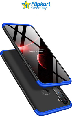 Flipkart SmartBuy Front & Back Case for Realme Narzo 10, Realme 5, Realme 5i, Realme 5s(Blue, Black, Hard Case)
