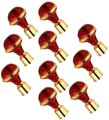 GROWNIX Red Rod Rail Bracket Metal(Pack of 10)