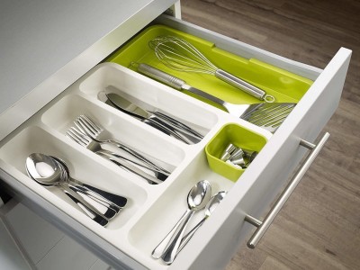 Laxvila Empty Cutlery Box Drawer Case(Multicolor  Holds 50 Pieces)