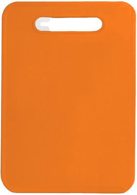 KUBER INDUSTRIES Plastic 2 in 1 Knife Sharpener Chopping Cutting Board (Orange) - CTKTC21015 Plastic Cutting Board(Pack of 1 Dishwasher Safe)