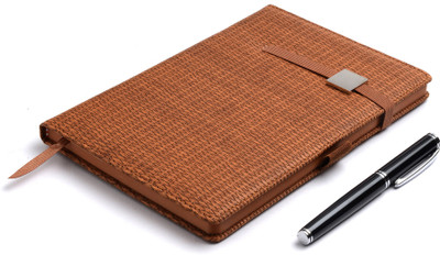 COI BROWN A5 BUSINESS DIARY - Executive A5 Planner/Organizer Ruled 180 Pages(Brown)