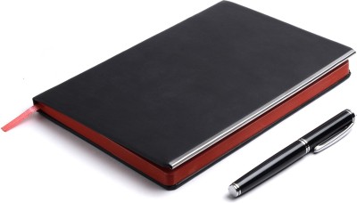 COI BLACK A5 DAILY DIARY - Unique Stationery A5 Diary Ruled 180 Pages(Black)