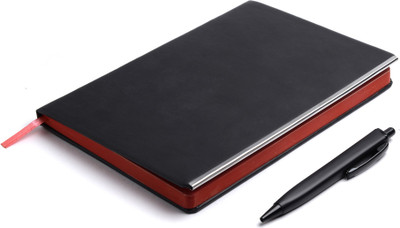 COI DIARY BLACK UNDATED PLANNER - Vintage A5 Planner/Organizer Ruled 180 Pages(Black)