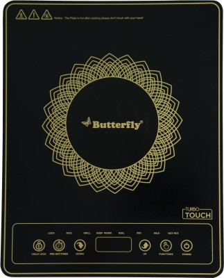 Butterfly TURBO TOUCH Induction Cooktop(Black, Touch Panel)