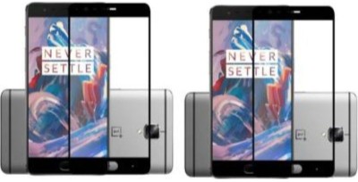 BeeVault Edge To Edge Tempered Glass for OnePlus 3(Pack of 2)