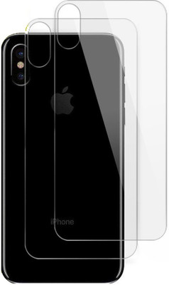Spinzzy Back Tempered Glass for Apple iPhone XS(Pack of 2)
