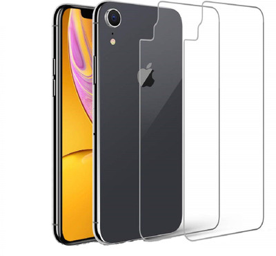 Spinzzy Back Tempered Glass for Apple iPhone XR(Pack of 2)