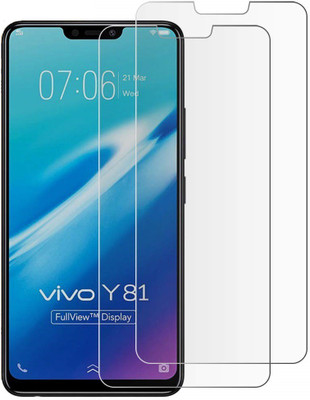 Maxpro Tempered Glass Guard for Vivo Y81(Pack of 2)