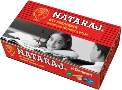 NATARAJ Exam Single pencil Sharpeners(Set of 3, Multicolor)