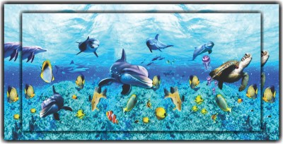 Jagvii 59 cm Life on Sea level Self Adhesive Sticker(Pack of 1)