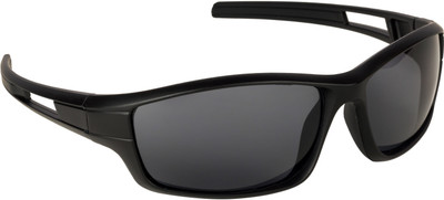 NuVew Sports Sunglasses(For Men & Women, Black)