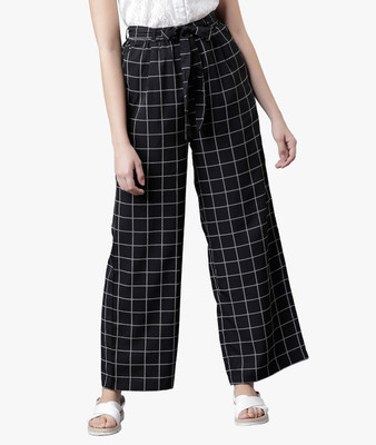 Tokyo Talkies Regular Fit Women Black Trousers