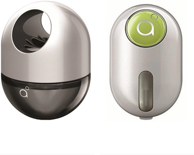 Godrej Aer Twist Musk After Smoke & Click Fresh Lush Green Air Freshener Diffuser, Refill Aer Twist & Click(2 x 27.5 g)