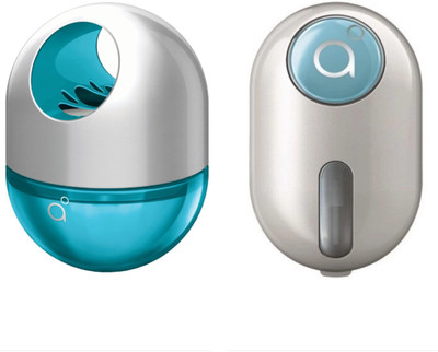 Godrej Aer Twist Cool Surf Blue & Aer Click Cool Surf Blue Air Freshener Diffuser, Refill Aer Twist(2 x 27.5 g)