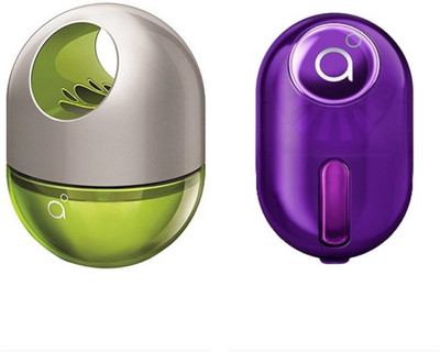 Godrej Fresh Lush Green & Click Rich Irish Cocktail Diffuser, Refill Aer Twist & Aer Click(2 x 27.5 g)