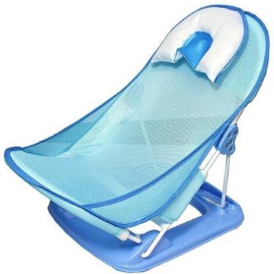 Hanu Enterprises Baby Bather for Newborn and Infants, Compact and Foldable Baby Bath Seat(Blue)