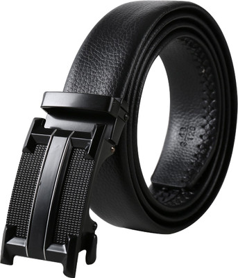 EDIFIER Men Casual Black Artificial Leather Belt